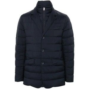Herno Quilted Lightweight Down Coat With High Collar - NWT